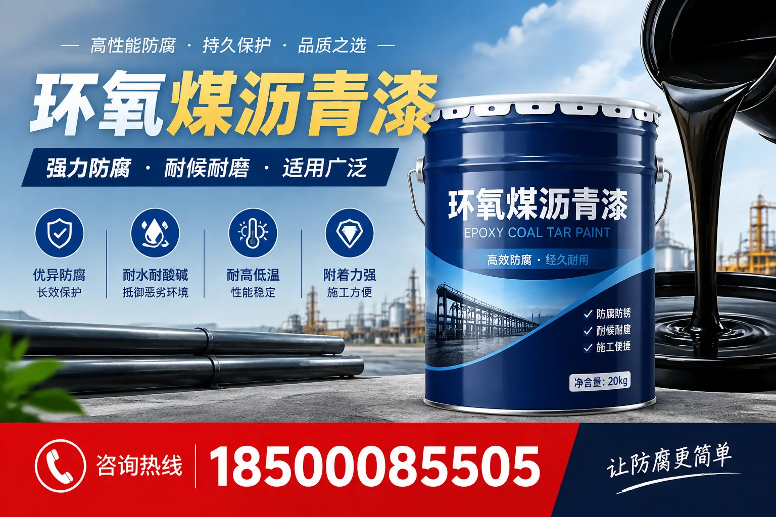 环氧煤沥青漆在不同气候条件下的表现分析，乌海适用性